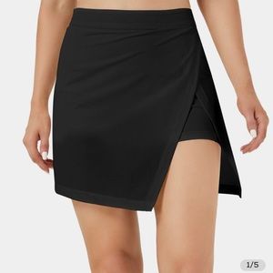 NWT Halara Everyday Side Cut 2-in-1 Golf Skirt-Purity